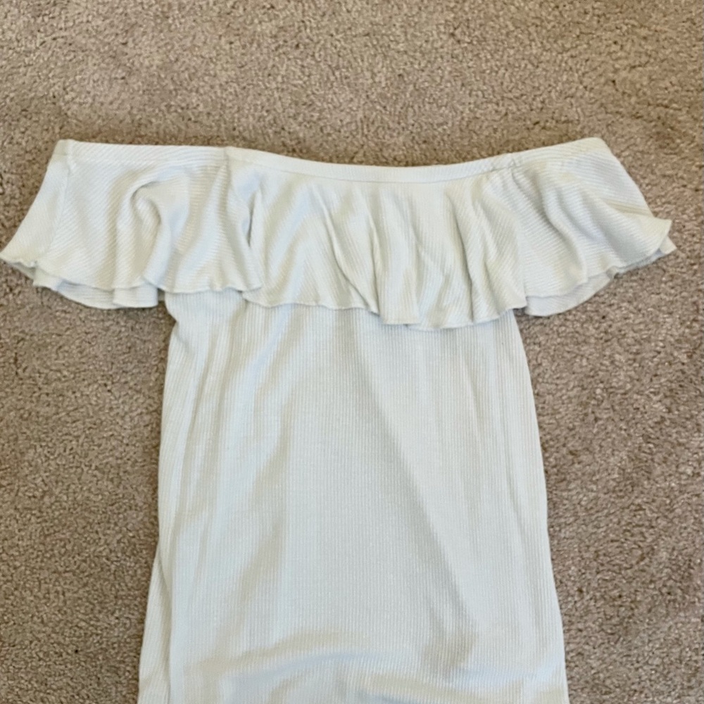 White off the shoulder top
